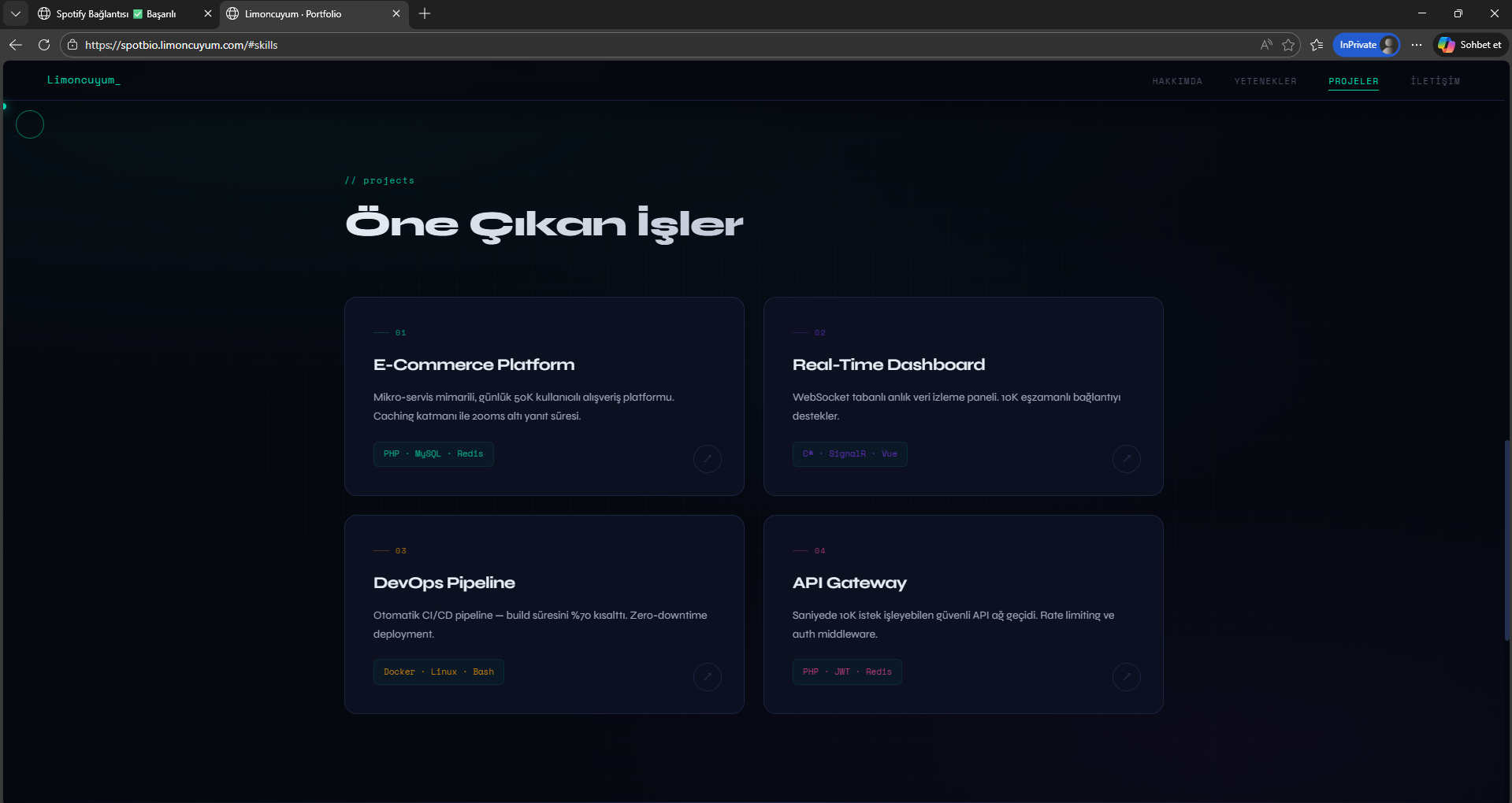 spotbio / destek scripti